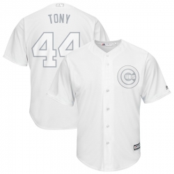 Cubs 44 Anthony Rizzo Tony White 2019 Players Weekend Player Jersey