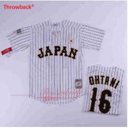 Japan ORIX BLUE WAVE JERSEY ICHIRO 16 White