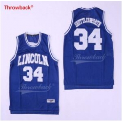 Jesus Shuttlesworth Lincoln Movie 34 Ray allen Jersey