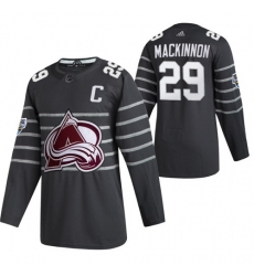 Avalanche 29 Nathan MacKinnon Gray 2020 NHL All Star Game Adidas Jersey