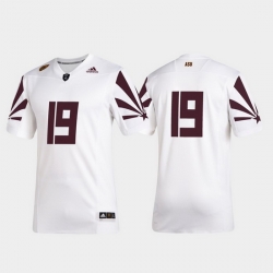 Men Arizona State Sun Devils 19 White 2019 Special Game Premier Football Jersey