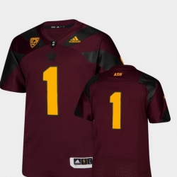 Men Arizona State Sun Devils Maroon College Football Premier Jersey