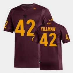 Men Arizona State Sun Devils Pat Tillman Replica Maroon Football Jersey