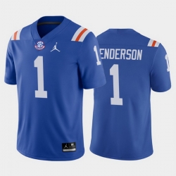 Florida Gators Cj Henderson Royal Throwback Men'S Jersey