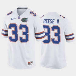 Florida Gators David Reese Ii White Away Men'S Jersey