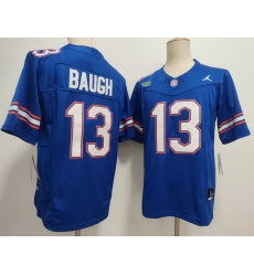 Men Florida Gators  13 Jadan Baugh Royal F U S E  Stitched Jersey