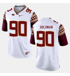 Florida State Seminoles Eddie Goldman College Football White Jersey