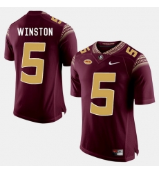 Florida State Seminoles Jameis Winston College Football Garnet Jersey