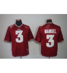 NEW Florida State Seminoles E.J Manuel 3 Red College Football Jerseys