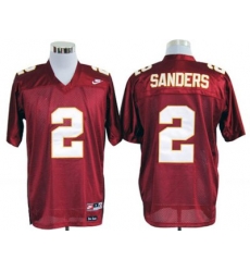 Nike Florida State Seminoles Deion Sanders #2 Red College Football Jersey