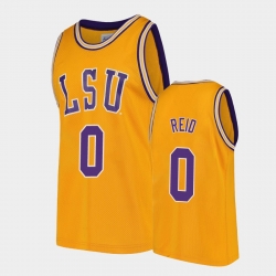 LSU Tiger Naz Reid Gold Replica Men'S Jersey