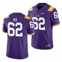 LSU Tiger Siaki Ika Purple Game Men'S Jersey