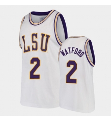 LSU Tiger Trendon Watford White Replica Men'S Jersey