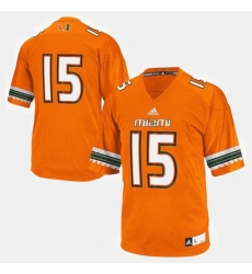 Men Miami Hurricanes College Football Orange Jersey