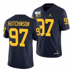 Michigan Wolverines Aidan Hutchinson Navy College Football Men'S Jersey