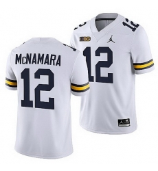 Michigan Wolverines Cade Mcnamara White College Football Men Jersey