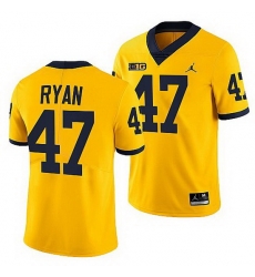 Michigan Wolverines Jake Ryan Maize Nfl Alumni Men Jersey