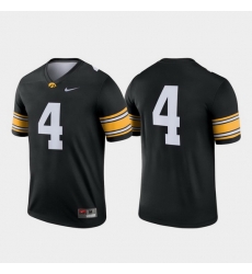 Men Iowa Hawkeyes 4 Black Legend Football Jersey