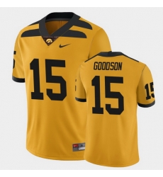 Men Iowa Hawkeyes Tyler Goodson College Football Gold Alternate Game Jersey