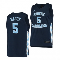 North Carolina Tar Heels Armando Bacot Navy Alternate Men Jersey