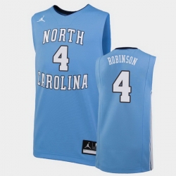 North Carolina Tar Heels Brandon Robinson Carolina Blue Replica Men'S Jersey