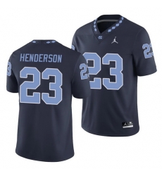 North Carolina Tar Heels Josh Henderson Navy College Football Men'S Jersey