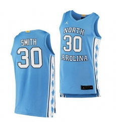 North Carolina Tar Heels K.J. Smith Blue Authentic Jersey