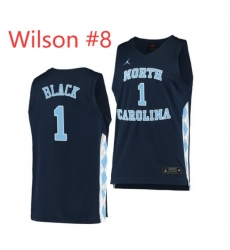 North Carolina Tar Heels WILSON #8 Navy Alternate Men Jersey