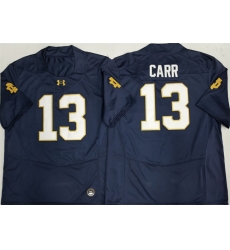 Men Notre Dame Fighting Irish  13 CJ Carr Navy Limited Stitched Jersey