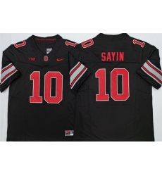 Men Ohio State Buckeyes 10 Julian Sayin Black 2026 F U S E Limited Stitched Jersey Men Ohio State Buckeyes 10 Julian Sayin Black 2026 F U S E Limited Stitched Jersey