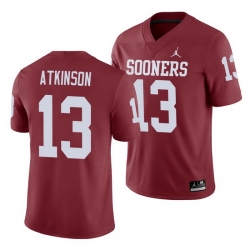 Oklahoma Sooners Colt Atkinson Crimson Game Men'S Jersey