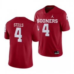 Oklahoma Sooners Kenny Stills Crimson Game Men'S Jersey