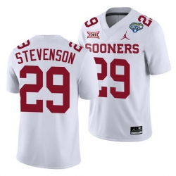 Oklahoma Sooners Rhamondre Stevenson White 2020 Cotton Bowl Classic College Football Jersey