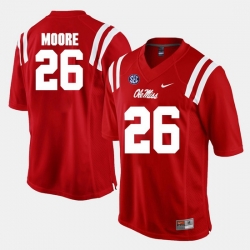 C.J. Moore Red Ole Miss Rebels Alumni Football Game Jersey