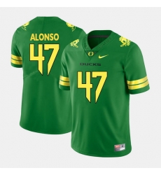 Men Oregon Ducks Kiko Alonso College Football Green Jersey