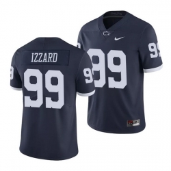 penn state nittany lions coziah izzard navy limited men's jersey