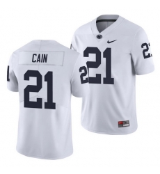 penn state nittany lions noah cain white limited men's jersey