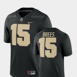 Men Purdue Boilermakers Drew Brees Black Alumni Football Game 2018 Jersey