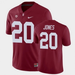 Men Stanford Cardinal Austin Jones College Football Cardinal Game Jersey