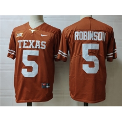 Texas Longhorns Bijan Robinson Orange  Men Jersey