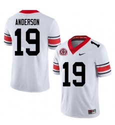 2020 Men #19 Adam Anderson Georgia Bulldogs 1980 National Champions 40th Anniversary College Footbal