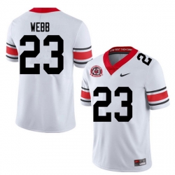 2020 Men #23 Mark Webb Georgia Bulldogs 1980 National Champions 40th Anniversary College Football