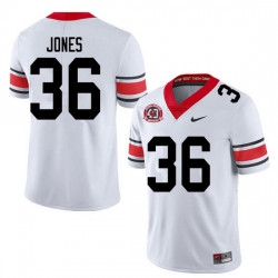 2020 Men #36 Garrett Jones Georgia Bulldogs 1980 National Champions 40th Anniversary College Footbal