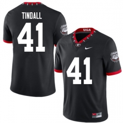 2020 Men #41 Channing Tindall Georgia Bulldogs Mascot 100th Anniversary College Football Jerseys Sal