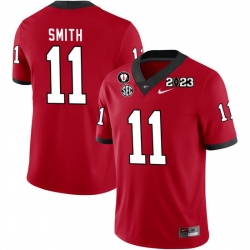 Men #11 Arian Smith Georgia Bulldogs 2022-23 CTP National Championship Football Jerseys