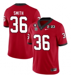 Men #36 Colby Smith Georgia Bulldogs 2022-23 CTP National Championship Football Jerseys