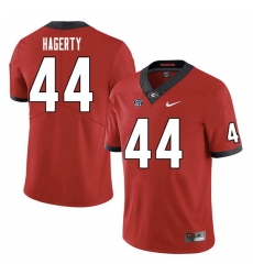 Men #44 Michael Hagerty Georgia Bulldogs College Football Jerseys Sale-Red