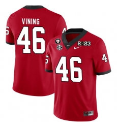 Men #46 George Vining Georgia Bulldogs 2022-23 CTP National Championship Football Jerseys