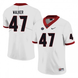 Men #47 Payne Walker Georgia Bulldogs College Football Jerseys Sale-white