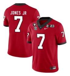 Men #7 Marvin Jones Jr Georgia Bulldogs 2022-23 CTP National Championship Football Jerseys